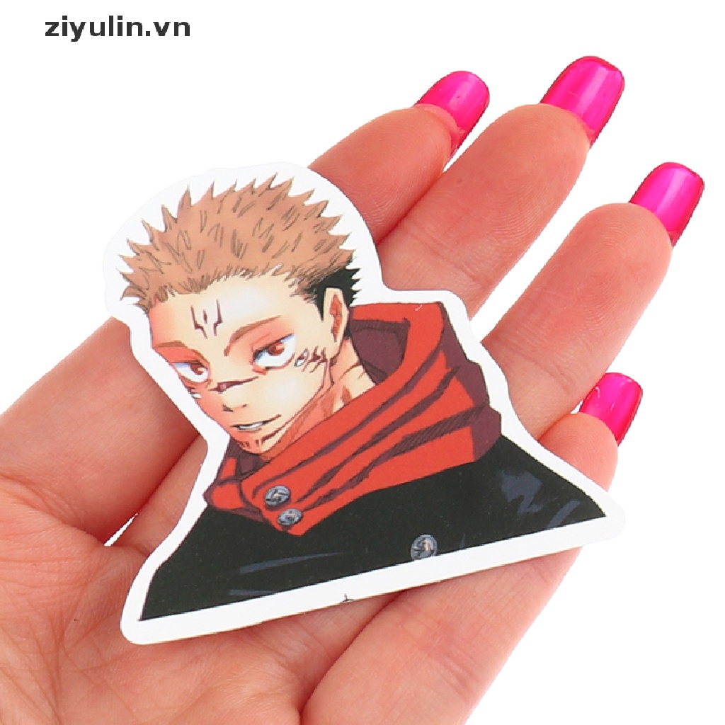 Set 100 Miếng Dán Anime Jujutsu Kaisen Trang Trí Vali / Laptop / Vali / Đàn Guitar