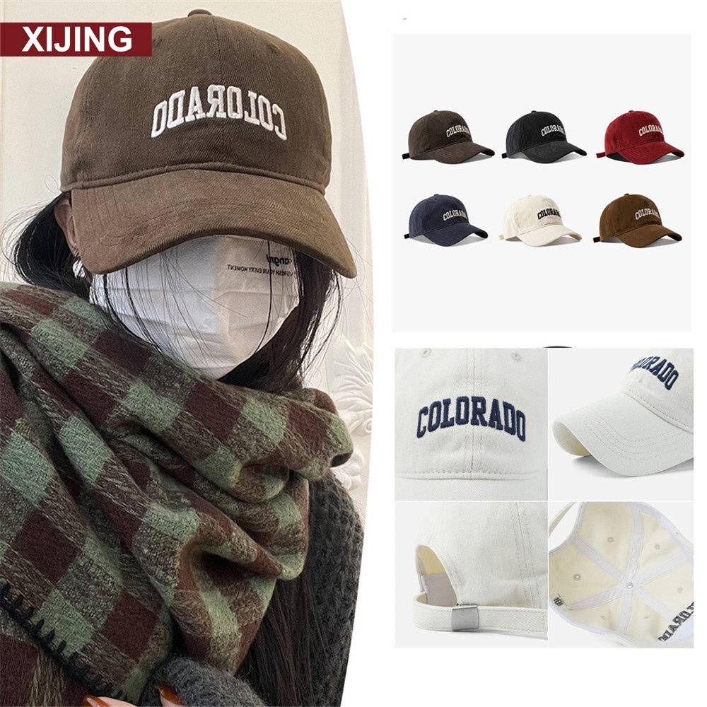 Mũ Lưỡi Trai Thêu Chữ Phong Cách Đường Phố Hàn Quốc Cá Tính