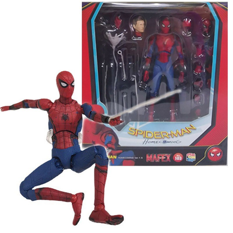 Mô Hình Nhân Vật Spider Man Ps4 Shf 15cm