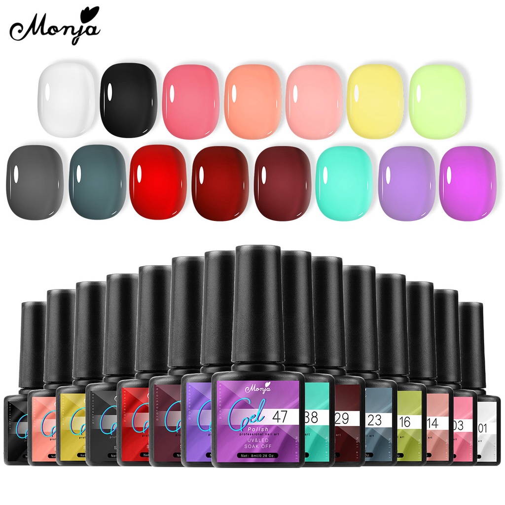 UV & LED Soak Off Color Gel Nail Polish MAnicure Pedicure long lasting polish beauty techer