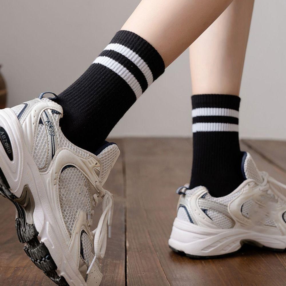Epoch Đôi Vớ Thể Thao Bằng Vải Cotton Thời Trang Harajuku Dành Cho Nữ