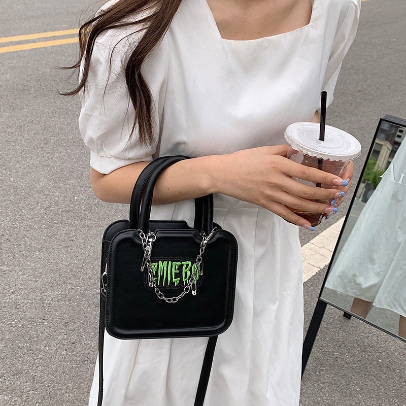 Túi Xách Màu Đen Kích Thước 19x16x7 Thời Trang Dành Cho Nữ