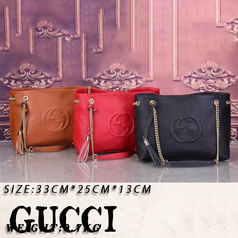 Gucci Túi Xách Đeo Vai Ba Màu Phong Cách Chính Thức Cho Nữ Dễ Phối Đồ Thích Hợp Làm Quà Tặng Ngoài Trời Mua Sắm Và Du Lịch