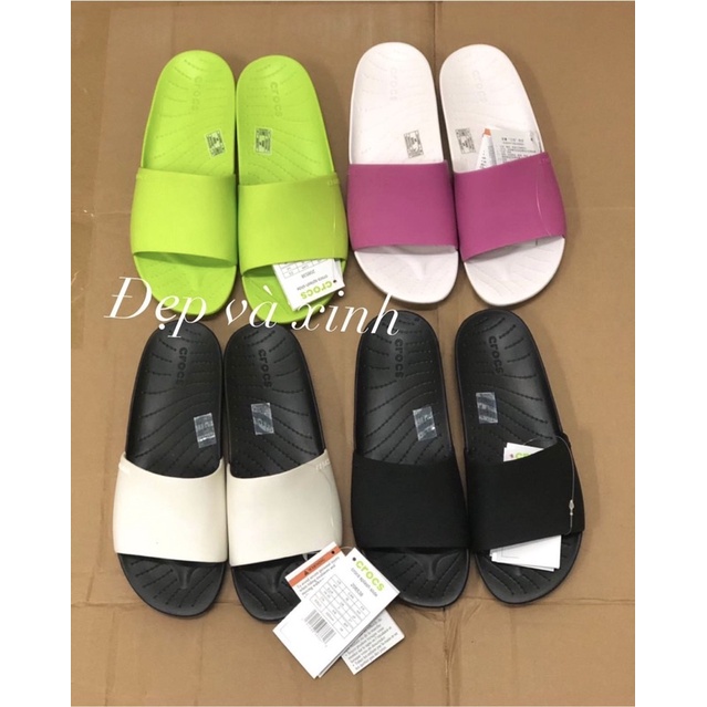 Lê Spash slide crocs xuất xịn