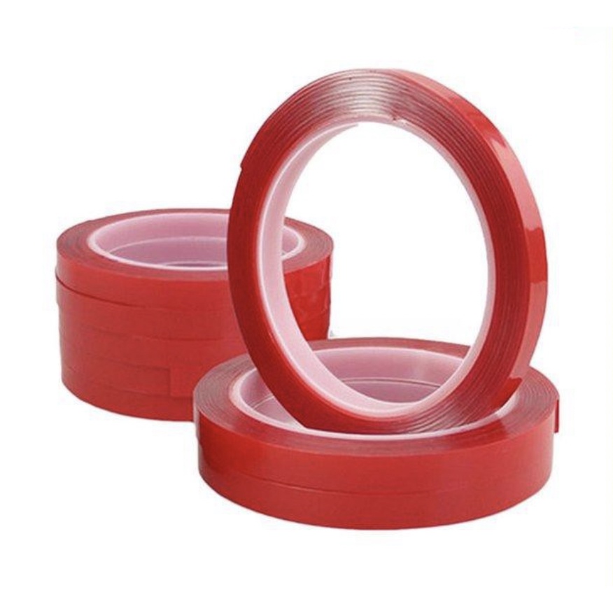 Băng keo cuộn đỏ 2 mặt 3M (1cmx3m) dán nailbox, dán móng mẫu (Cuộn)