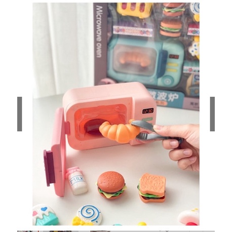 ‼‼BỘ ĐỒ CHƠI MICROWAVE OVEN 36 MÓN / BỘ ĐỒ CHƠI LÒ VI SÓNG 36 MÓN