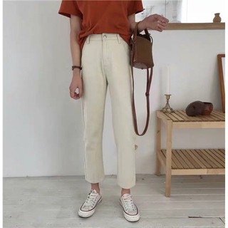ORDER QUẦN BAGGY KHAKI SUÔNG ĐƠN MÀU BASIC