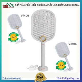 Cam Kết Chính Hãng Vợt Muỗi ASIA Cao Cấp Kiêm Đèn Bắt Muỗi Đa Năng Tích Điện có cổng Usb