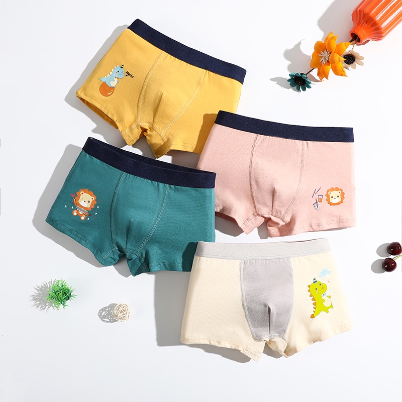 Quần lót boxer cotton SMY mềm mại thời trang cho bé trai