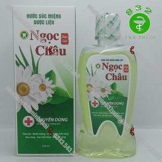 Nước súc miệng dược liệu Ngọc châu 350ml