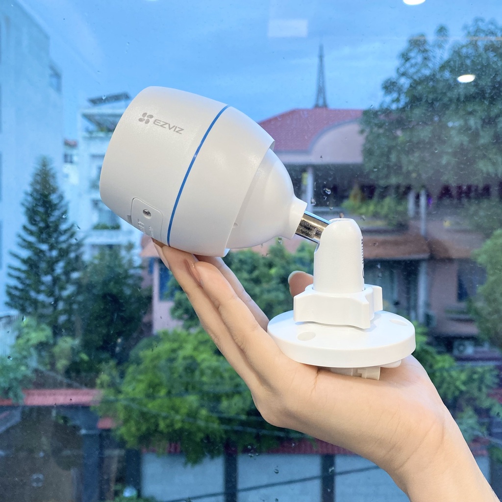 Camera wifi Ezviz ngoài trời AI thông minh, màu ban đêm, đàm thoại, C3TN 3MP 2K