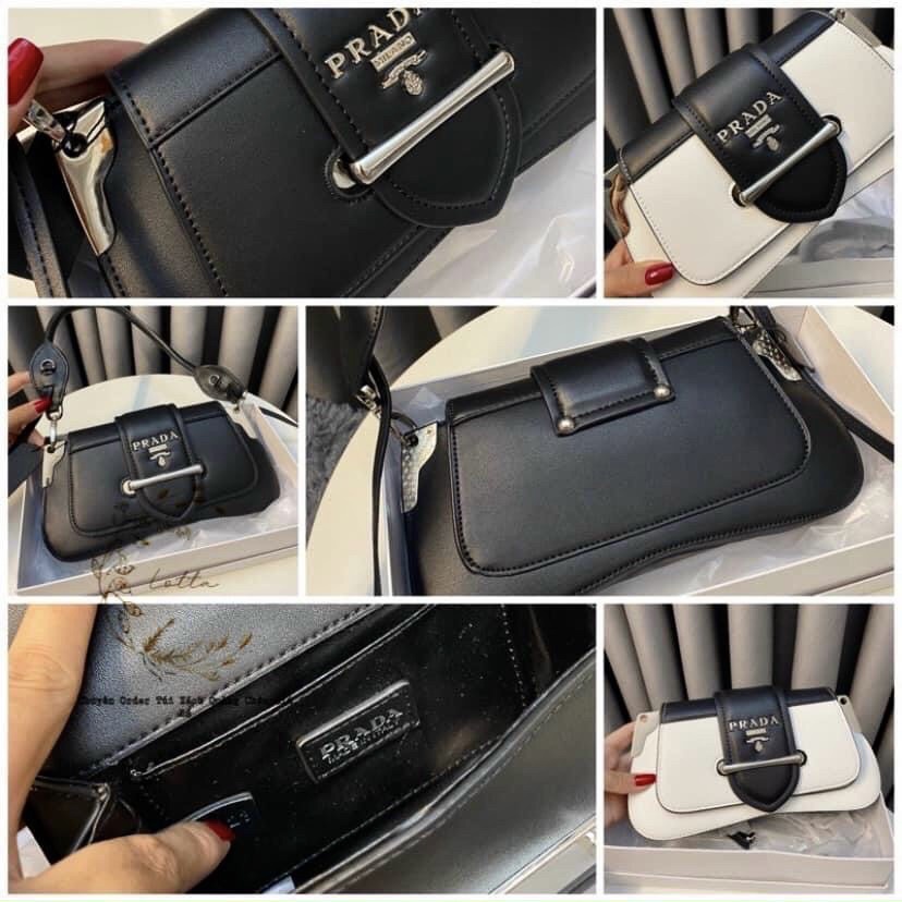 Túi xách nữ túi Prada kẹp nách size 26 - Lucky9store