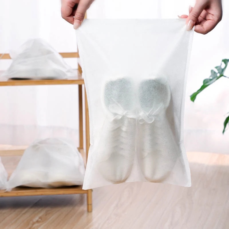 Set 1 / 5 Túi Dây Rút Đựng Giày Dép Chống Nước Chống Bụi Tiện Dụng
