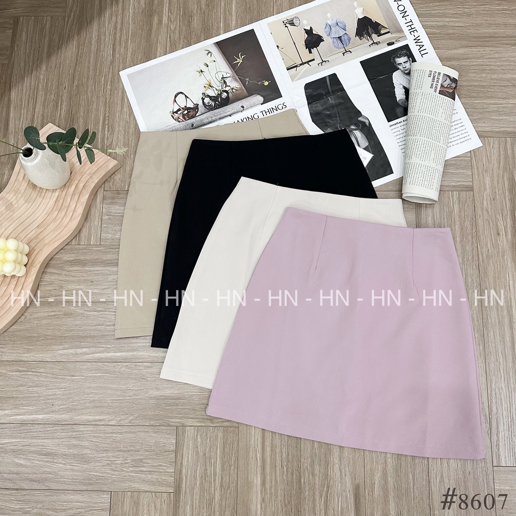 Chân váy chữ a ngắn Caliesweet chân váy vintage phong cách hàn quốc đủ size