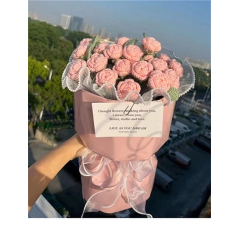 Tự Làm Hoa Hồng Dệt Tay (Video Course)#Bó Hoa Hồng Cầm Tay Nhiều Đầu Diy Sáng Tạo#Bó Hoa Quà Tặng Cho Bạn Gái Diy