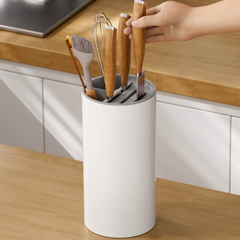 Giá Đỡ Dao Kéo Đế Rỗng Tiện Dụng Cho Nhà Bếp