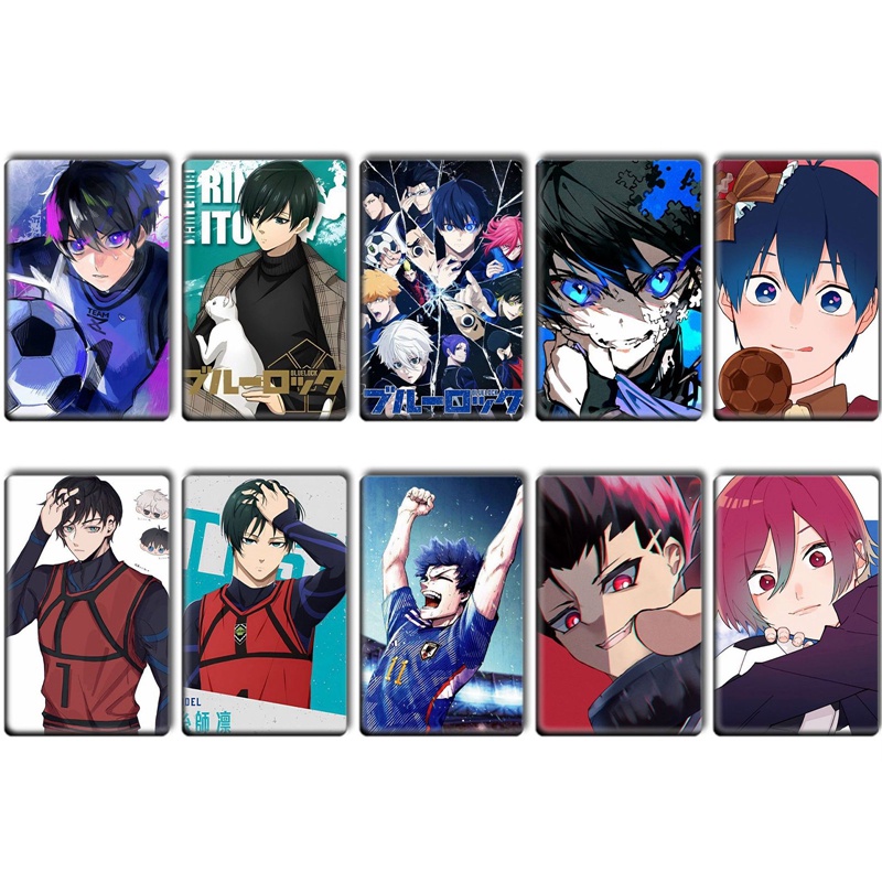 Set 10 Tấm Thẻ Dán Hoạt Hình Dễ Thương Cho Bé