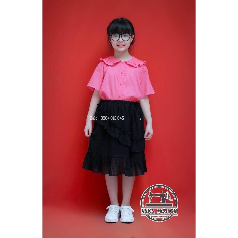 ÁO SƠ MI CỔ SEN BÈO - MSP 2544