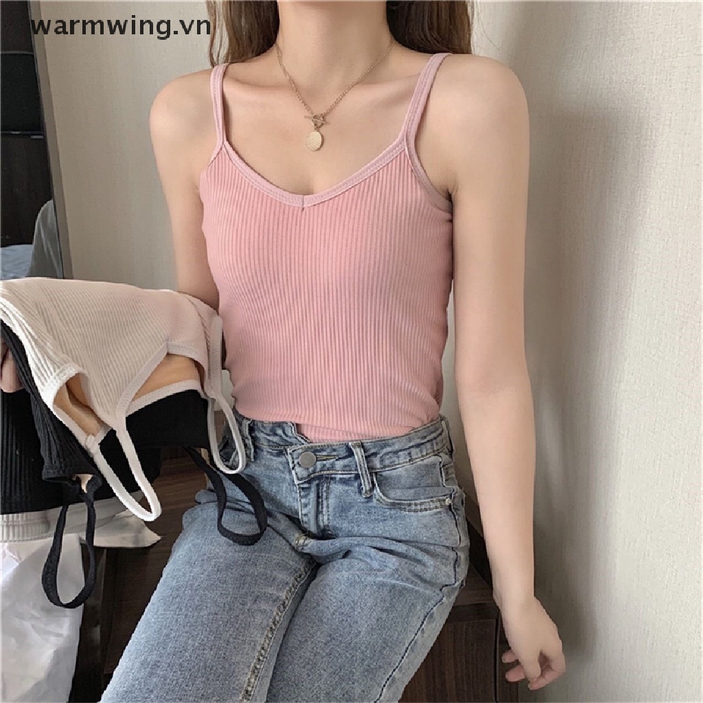 Áo Lót Nhung Dày Không Tay Giữ Ấm Màu Trơn Thời Trang Mùa Đông Cho Nữ