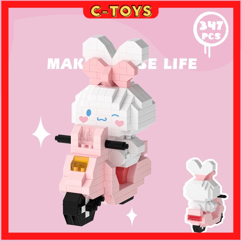 Mô hình lắp ráp nhân vật động vật hoạt hình Maakensim K10-K14 Sanrio [C-Toys Official Store]