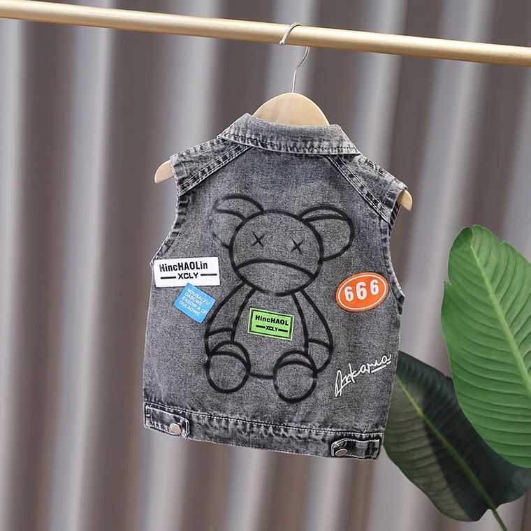 ÁO GILE HOTTREN 2023 tặng kèm gấu cho bé trai bé gái từ 8kg - 35kg