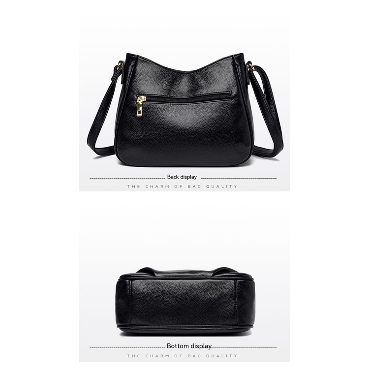 Túi Đeo Chéo Da Bò Thật Thiết Kế Đơn Giản Thời Trang Cho Nữ