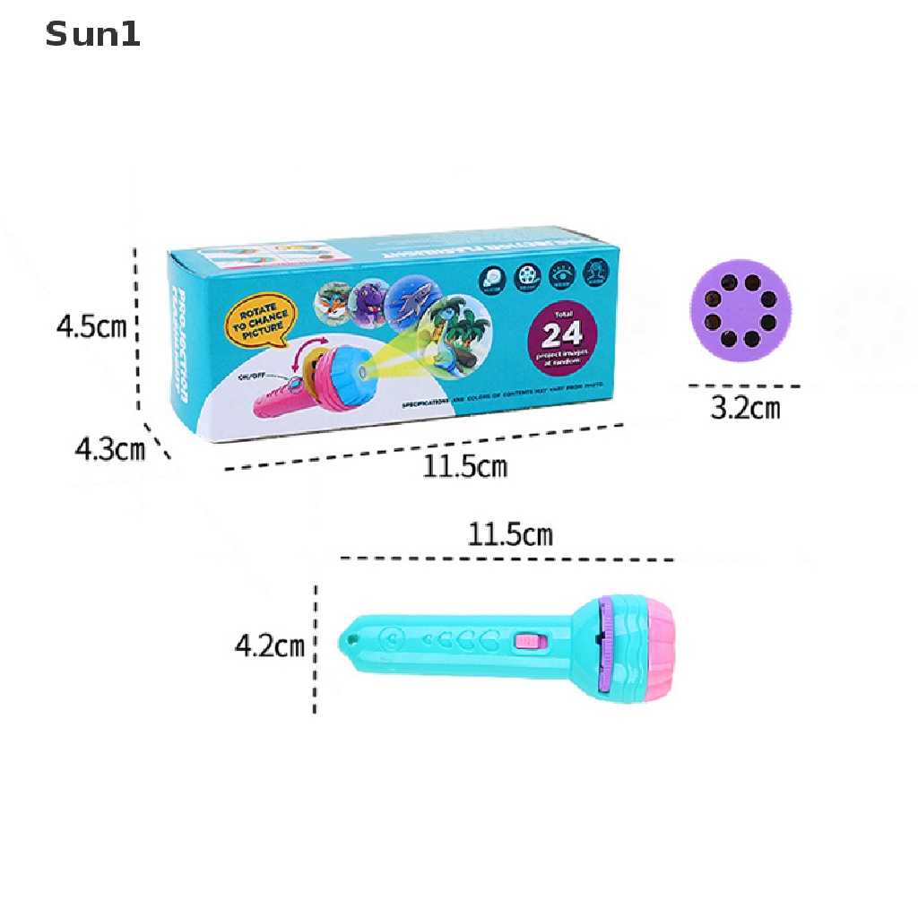 Sun1 > Đồ Chơi Đèn Pin Chiếu Họa Tiết Động Vật Hoạt Hình Phát Sáng Giáo Dục Sớm Cho Trẻ Mẫu Giáo
