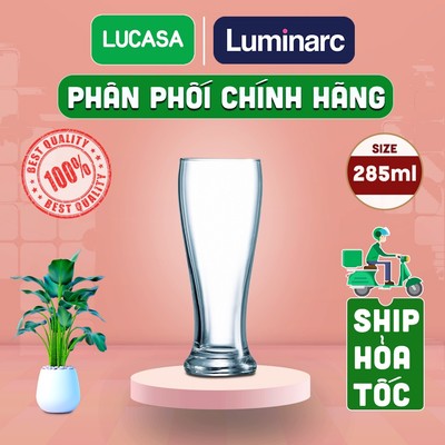 Ly Bia Thủy Tinh Luminarc Brown 285ml - L5184 | Phân Phối Chính Hãng