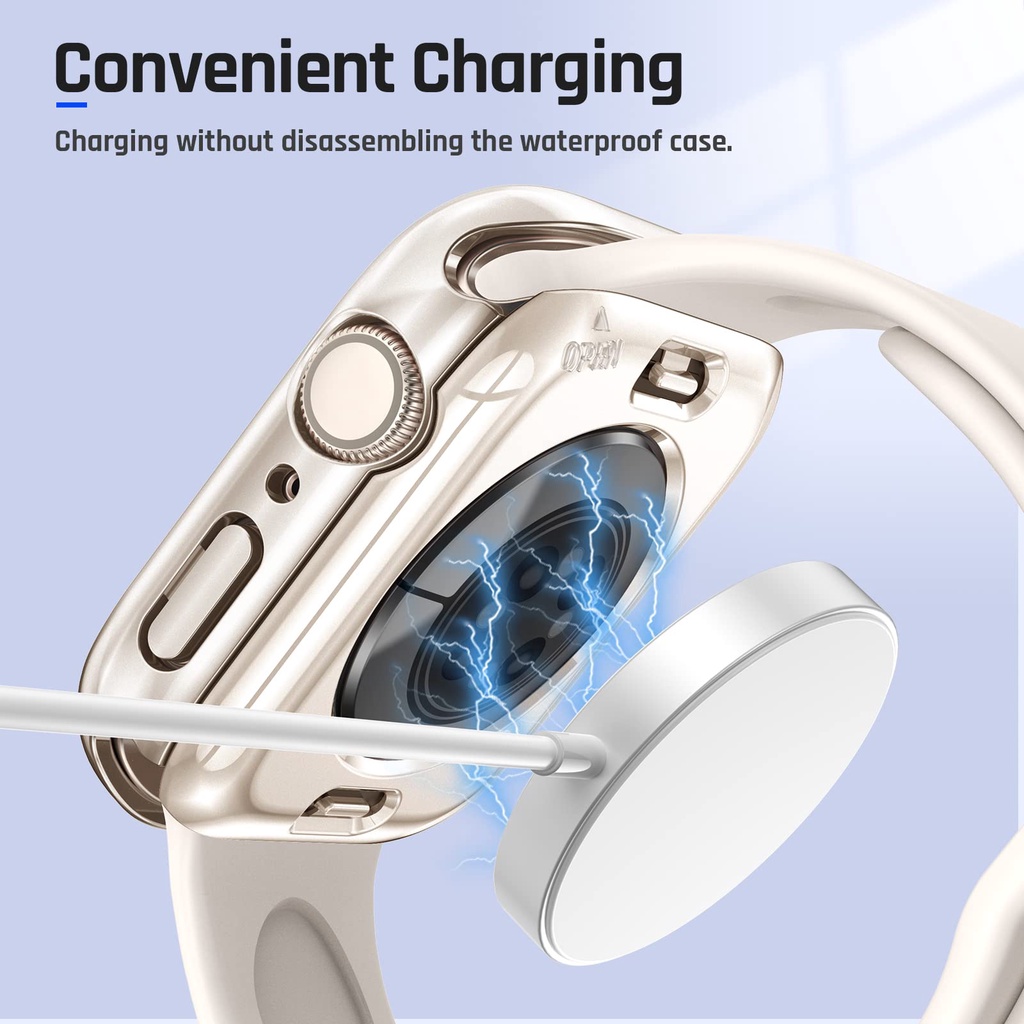 Kính Cường Lực Bảo Vệ Màn Hình Chống Nước Cho Apple Watch 7 8 45mm 41mm 49mm 44mm 40mm iWatch 4 5 SE 6 7 8 Ultra