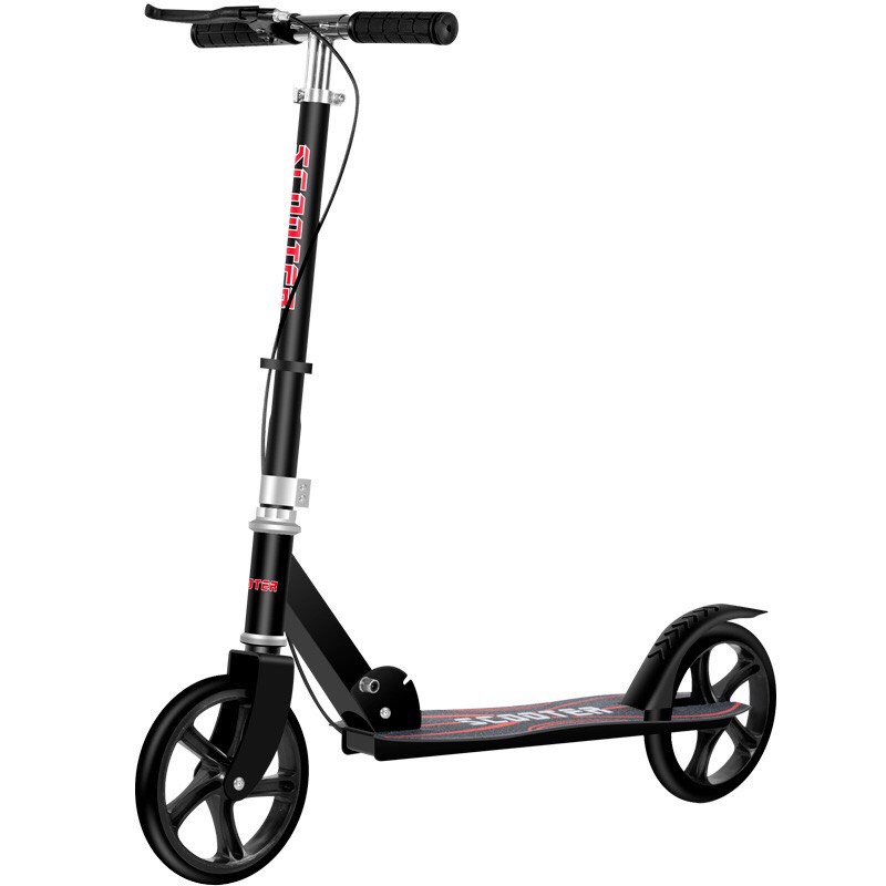Xe scooter cỡ lớn, có phanh tay,chân chống chịu tải đến 150kg cho thiếu niên và người lớn