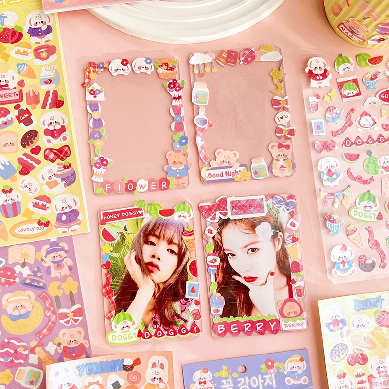 1 Miếng Dán Tường PVC Hình Động Vật Dễ Thương