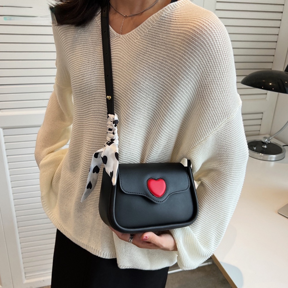 Túi Đeo Vai / Kẹp Nách Bằng Da Mềm Thiết Kế Dễ Thương Phong Cách Hàn Quốc Thời Trang Cho Nữ JP5