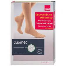 Vớ tĩnh mạch medi duomed - vớ y khoa suy giãn tĩnh mạch dòng cơ bản, màu da, hở ngón - loại ngắn dưới đầu gối