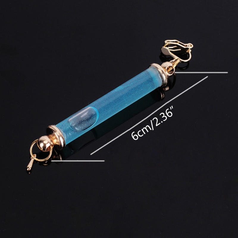 San * Bông Tai Hình Trụ Dạng Kẹp Bản To Trang Phục Hóa Trang Dự Tiệc Cho Nữ