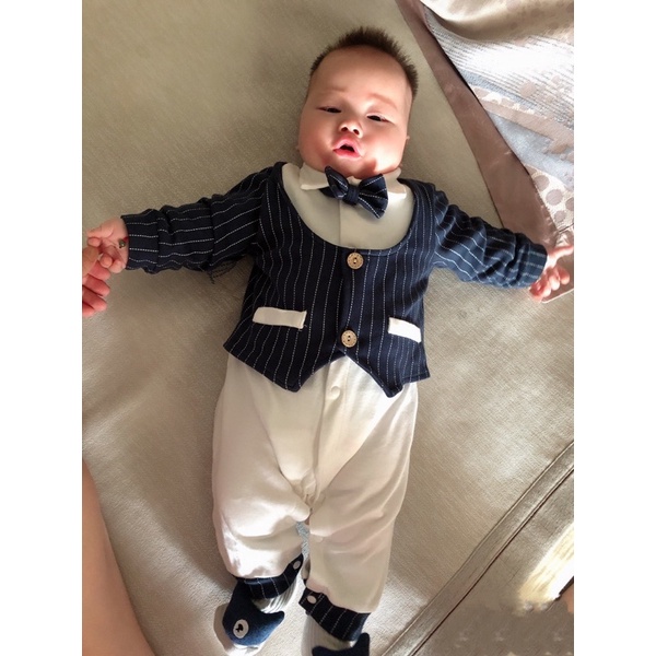 Body Công Tử Dài Tay Cho Bé Trai từ 4-14kg