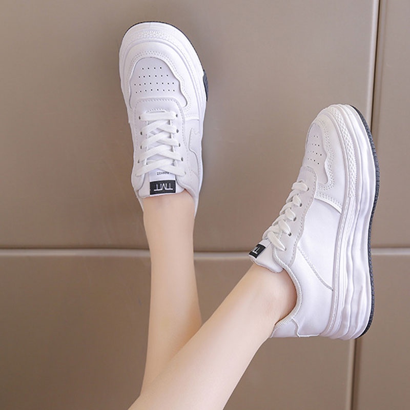 Giày Thể Thao Đế Dày Phối Màu Thời Trang Hàn Quốc Cho Nữ