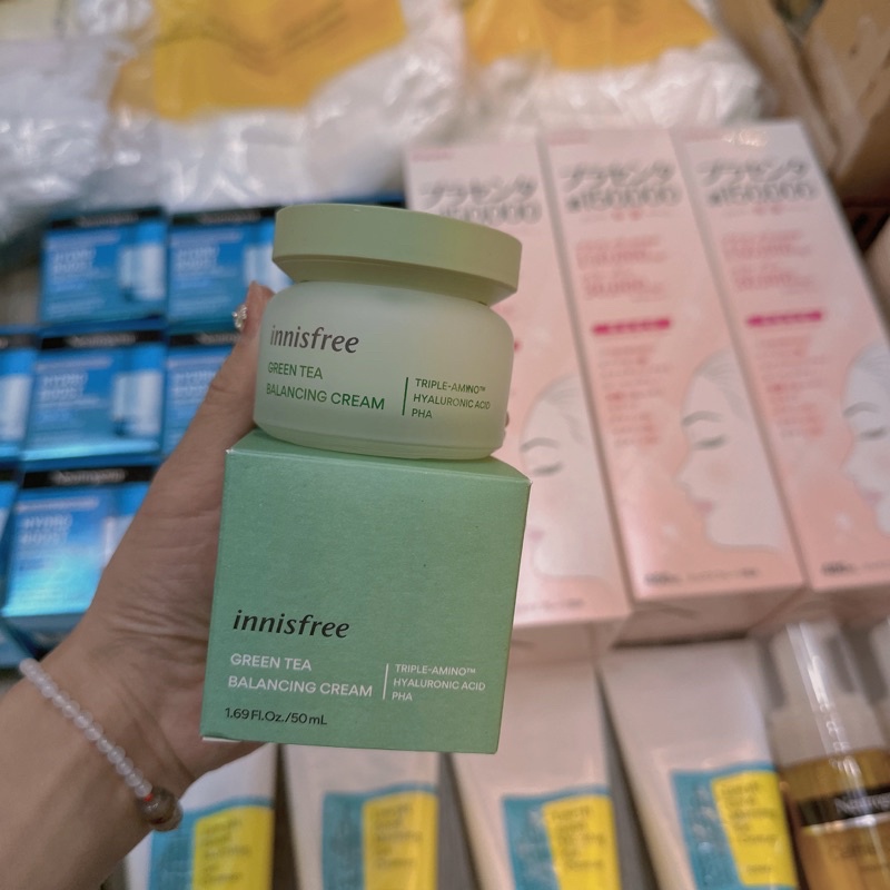 Kem dưỡng Innisfree Green Tea Balancing Cream EX [mẫu mới 2022 ]