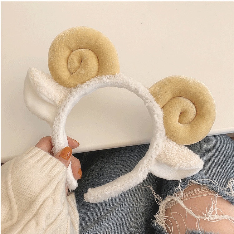 Băng Đô Len Lông Cừu Kiểu Hoạt Hình Đáng Yêu Cho Bé Gái