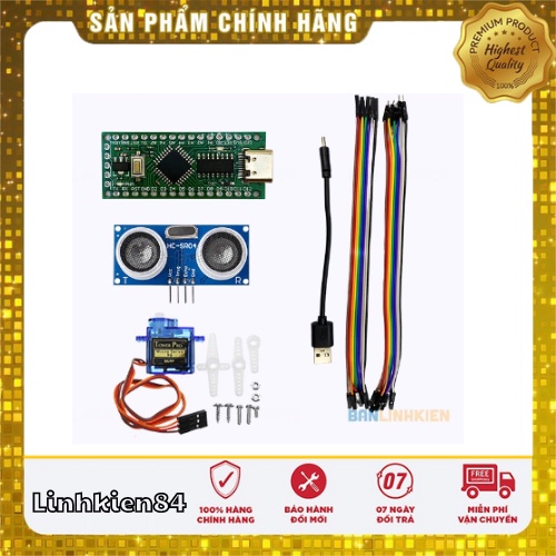 Combo Chế Tạo Thùng Rác Thông Minh Sử Dụng Arduino Nạp Sẵn Code, Cắm Sẵn Dây Chỉ Việc Sử Dụng