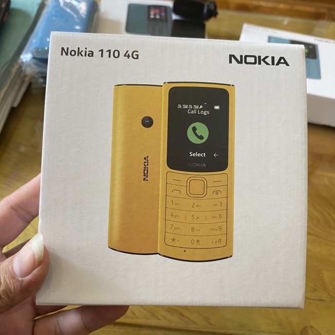 Điện thoại Nokia 11O 4G 2 sim loa to sóng khỏe full box
