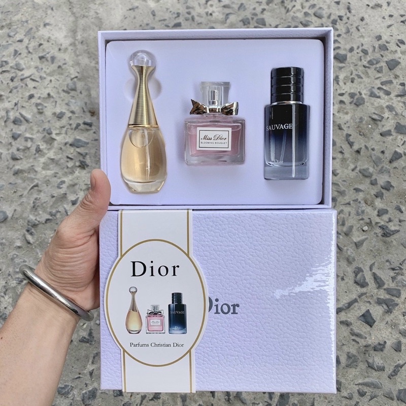 Set nước hoa 3 chai nam/nữ