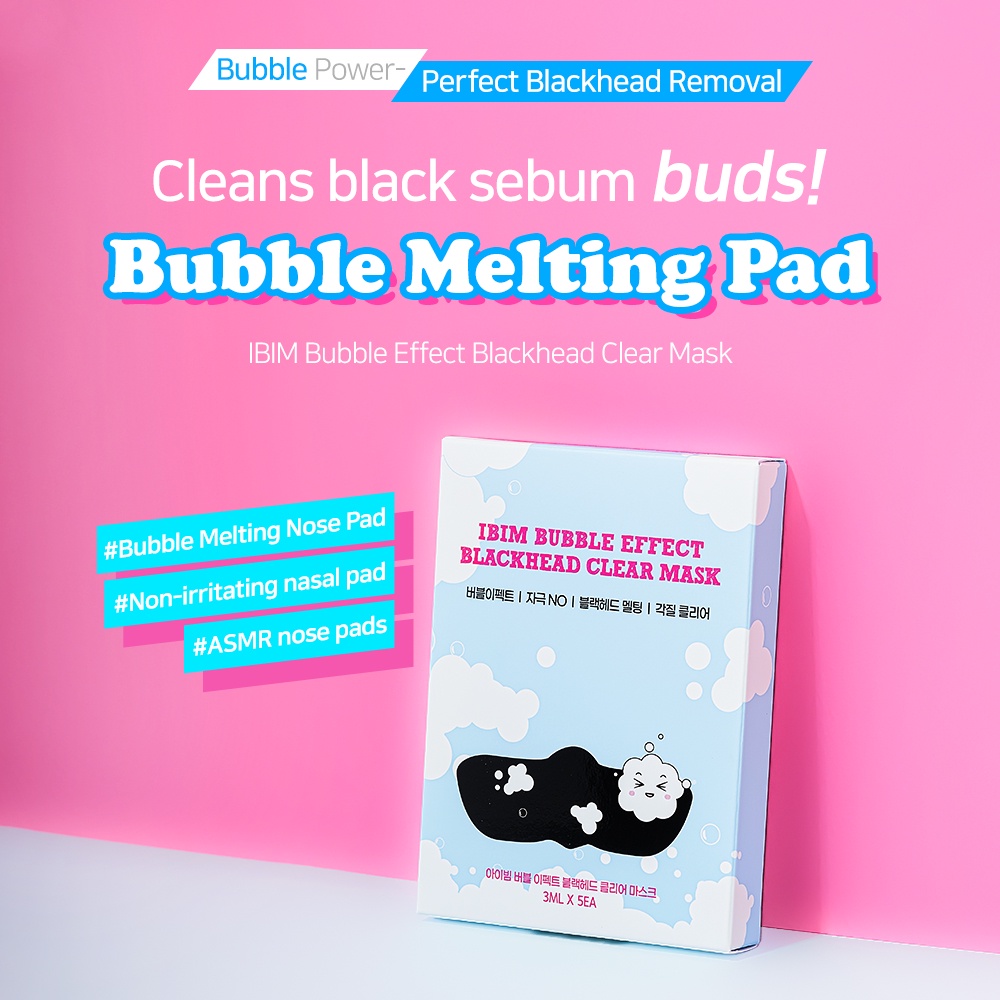 Set 5 Mặt Nạ Lột Mụn Đầu Đen Bong Bóng 3ml