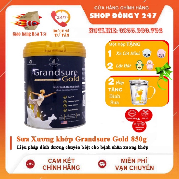 ✅ Grandsure Gold 850g 👍[Freeship] ❤️ - Liệu pháp dinh dưỡng chuyên biệt cho bệnh nhân xương khớp