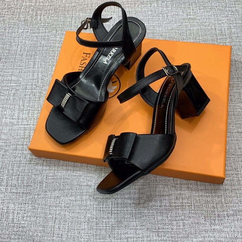 xandan nữ gót trụ 5p chất da mềm quai cài siêu xinh hót!!!