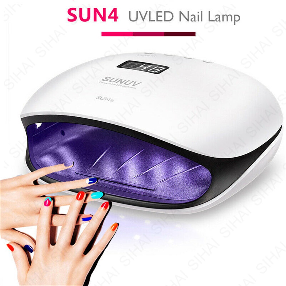 Máy hong khô sơn móng tay uv / led kèm bộ chuyển đổi tiện lợi