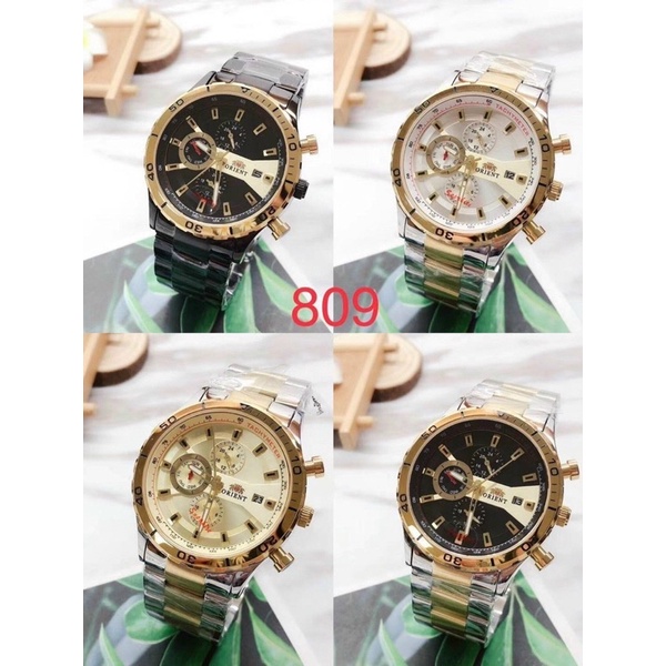 Đồng hồ nam orient dây thép , size 41mm , 6 kim