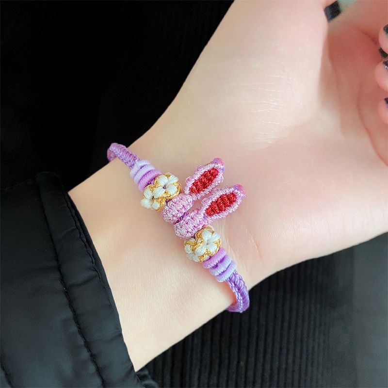 Vòng Đeo Tay Tai Thỏ Dễ Thương diy Dành Cho Cặp Đôi