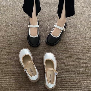 Giày bệt quai ngang marry jane, giày búp bê mũi tròn, giày lolita nữ