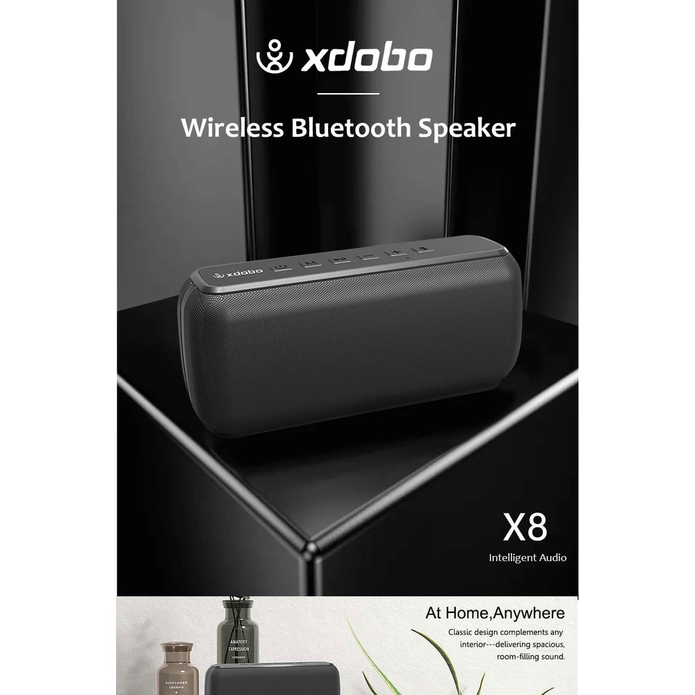 Loa Bluetooth XDOBO X8 II 60W siêu trầm, công nghệ USA, chống nước IPX5, TWS, BT 5.0, DPS. Âm thanh cực hay