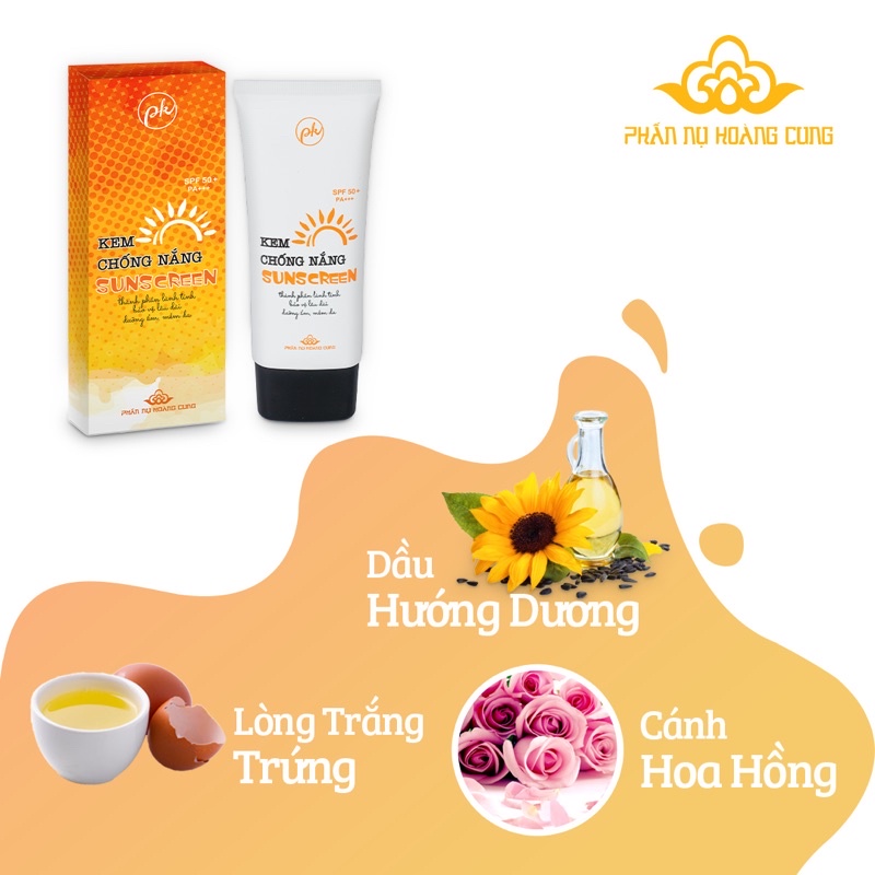 Kem chống nắng Phấn Nụ Hoàng Cung 60gr/hộp